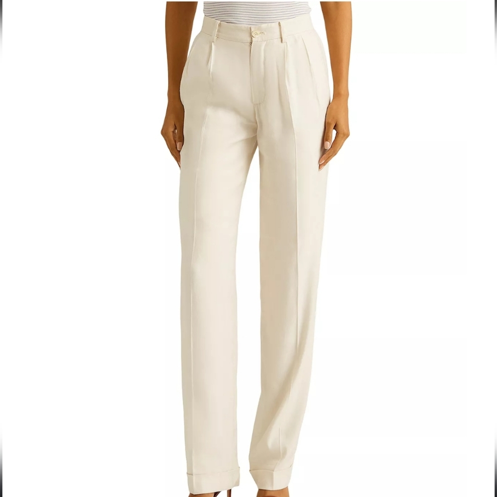 LAUREN RALPH LAUREN Pleated Trousers